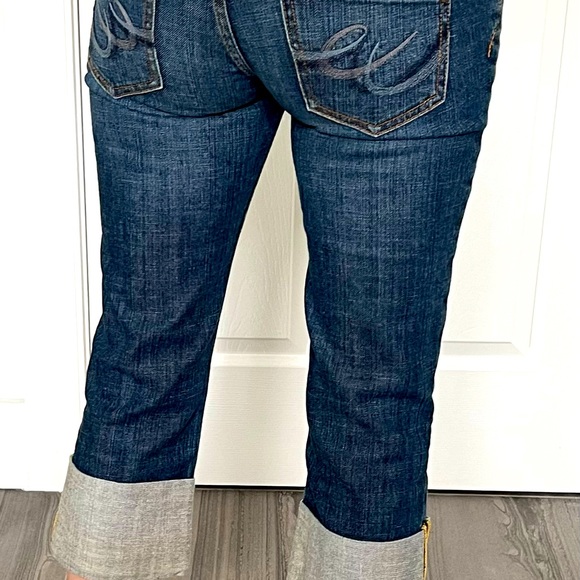 Vintage Capri Cuffed Jean  Express/X2. Size 0 - Picture 6 of 10